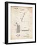 PP240-Vintage Parchment Golf Wedge 1923 Patent Poster-Cole Borders-Framed Giclee Print