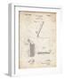 PP240-Vintage Parchment Golf Wedge 1923 Patent Poster-Cole Borders-Framed Giclee Print