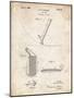 PP240-Vintage Parchment Golf Wedge 1923 Patent Poster-Cole Borders-Mounted Giclee Print