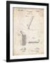 PP240-Vintage Parchment Golf Wedge 1923 Patent Poster-Cole Borders-Framed Giclee Print