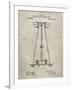 PP241-Sandstone Tesla Energy Transmitter Patent Poster-Cole Borders-Framed Giclee Print