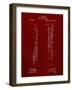 PP247-Burgundy Oboe Patent Poster-Cole Borders-Framed Giclee Print