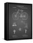 PP248-Black Grid Bicycle 1890 Patent Poster-Cole Borders-Framed Stretched Canvas