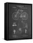 PP248-Chalkboard Bicycle 1890 Patent Poster-Cole Borders-Framed Stretched Canvas