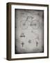 PP248-Faded Grey Bicycle 1890 Patent Poster-Cole Borders-Framed Giclee Print