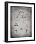 PP248-Faded Grey Bicycle 1890 Patent Poster-Cole Borders-Framed Giclee Print