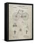 PP248-Sandstone Bicycle 1890 Patent Poster-Cole Borders-Framed Stretched Canvas