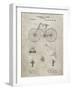 PP248-Sandstone Bicycle 1890 Patent Poster-Cole Borders-Framed Giclee Print