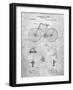 PP248-Slate Bicycle 1890 Patent Poster-Cole Borders-Framed Giclee Print