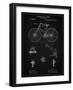 PP248-Vintage Black Bicycle 1890 Patent Poster-Cole Borders-Framed Giclee Print