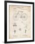 PP248-Vintage Parchment Bicycle 1890 Patent Poster-Cole Borders-Framed Giclee Print