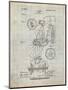 PP25 Antique Grid Parchment-Borders Cole-Mounted Premium Giclee Print