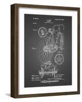 PP25 Black Grid-Borders Cole-Framed Giclee Print