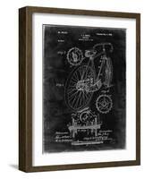 PP25 Black Grunge-Borders Cole-Framed Giclee Print