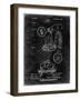 PP25 Black Grunge-Borders Cole-Framed Giclee Print