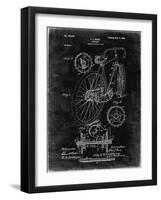 PP25 Black Grunge-Borders Cole-Framed Giclee Print