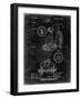 PP25 Black Grunge-Borders Cole-Framed Giclee Print