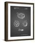 PP253-Black Grid Simon Patent Poster-Cole Borders-Framed Giclee Print