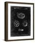 PP253-Black Grunge Simon Patent Poster-Cole Borders-Framed Giclee Print