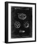 PP253-Black Grunge Simon Patent Poster-Cole Borders-Framed Giclee Print