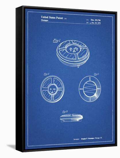 PP253-Blueprint Simon Patent Poster-Cole Borders-Framed Stretched Canvas