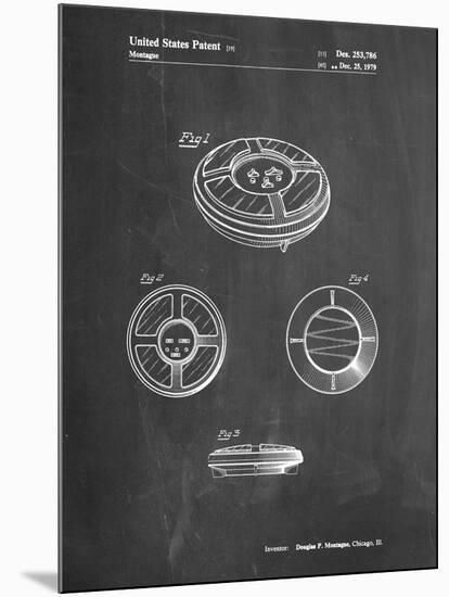 PP253-Chalkboard Simon Patent Poster-Cole Borders-Mounted Giclee Print