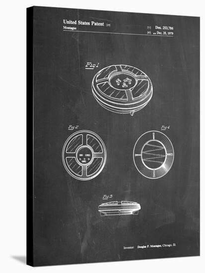 PP253-Chalkboard Simon Patent Poster-Cole Borders-Stretched Canvas