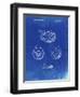 PP253-Faded Blueprint Simon Patent Poster-Cole Borders-Framed Giclee Print