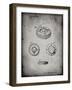 PP253-Faded Grey Simon Patent Poster-Cole Borders-Framed Giclee Print