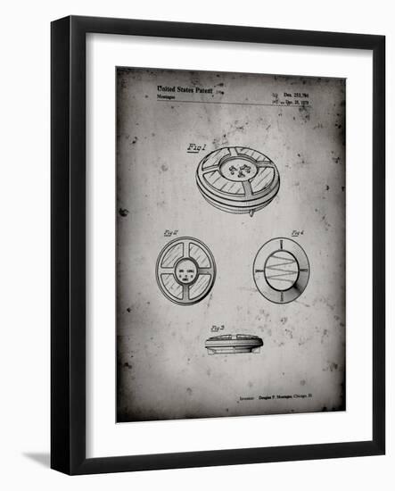 PP253-Faded Grey Simon Patent Poster-Cole Borders-Framed Giclee Print