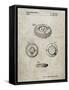 PP253-Sandstone Simon Patent Poster-Cole Borders-Framed Stretched Canvas