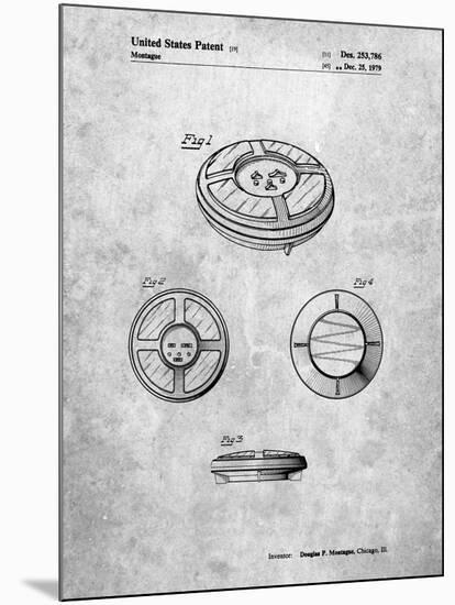 PP253-Slate Simon Patent Poster-Cole Borders-Mounted Giclee Print