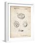 PP253-Vintage Parchment Simon Patent Poster-Cole Borders-Framed Giclee Print