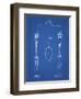 PP258-Blueprint Antique Spoon and Fork Patent Poster-Cole Borders-Framed Giclee Print