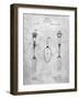 PP258-Slate Antique Spoon and Fork Patent Poster-Cole Borders-Framed Giclee Print