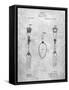 PP258-Slate Antique Spoon and Fork Patent Poster-Cole Borders-Framed Stretched Canvas