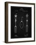 PP258-Vintage Black Antique Spoon and Fork Patent Poster-Cole Borders-Framed Giclee Print