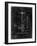 PP26 Black Grunge-Borders Cole-Framed Giclee Print