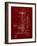 PP26 Burgundy-Borders Cole-Framed Giclee Print