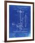 PP26 Faded Blueprint-Borders Cole-Framed Giclee Print