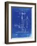 PP26 Faded Blueprint-Borders Cole-Framed Giclee Print