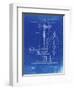 PP26 Faded Blueprint-Borders Cole-Framed Giclee Print