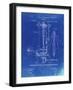 PP26 Faded Blueprint-Borders Cole-Framed Giclee Print