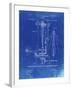 PP26 Faded Blueprint-Borders Cole-Framed Giclee Print