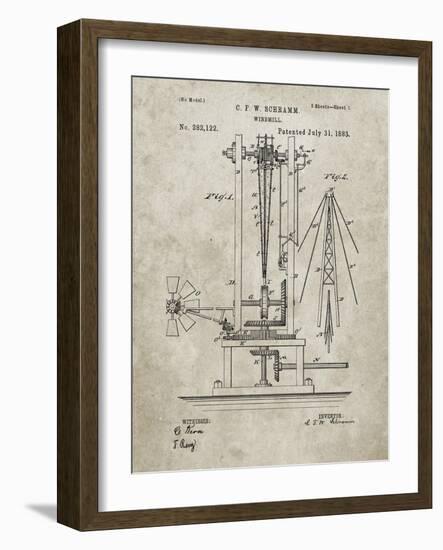 PP26 Sandstone-Borders Cole-Framed Giclee Print