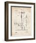 PP26 Vintage Parchment-Borders Cole-Framed Giclee Print