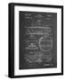 PP262-Chalkboard Military Self Digging Tank Patent Poster-Cole Borders-Framed Giclee Print