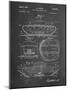 PP262-Chalkboard Military Self Digging Tank Patent Poster-Cole Borders-Mounted Giclee Print