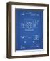 PP264-Blueprint Tesla Operating Electric Motors Map Poster-Cole Borders-Framed Giclee Print