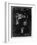 PP265-Black Grunge Vintage Hair Dryer Patent Poster-Cole Borders-Framed Giclee Print